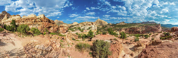 Capitol Reef National Park Poster featuring the photograph Capitol Reef Hickman Trail by Sebastian Musial