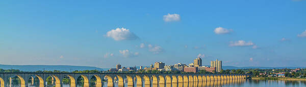 Harrisburg Poster featuring the photograph Harrisburg, PA Skyline by Tommy Anderson