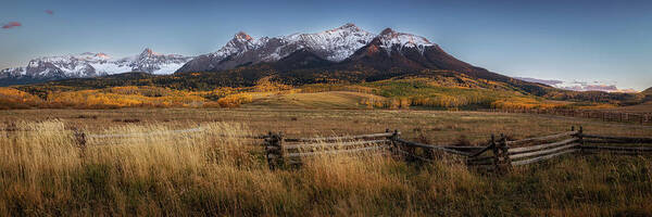Mountains Poster featuring the photograph Last Dollar Ranch by Chuck Rasco Photography