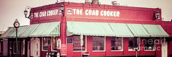 America Poster featuring the photograph Newport Beach Crab Cooker Panorama Photo by Paul Velgos