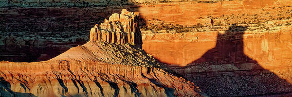 Capitol Reef Poster featuring the photograph Waterpocket Fold - Capitol Reef Nat'l Park by Larey McDaniel