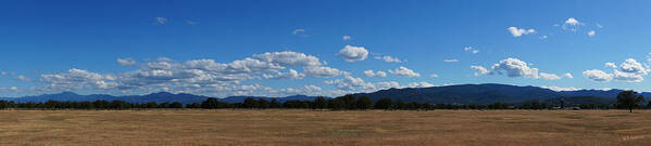 Panorama Poster featuring the photograph A June Panorama in Southern Oregon by Mick Anderson