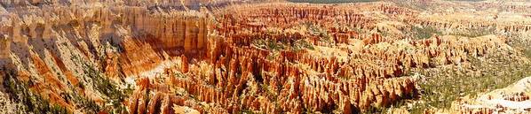 Bryce Canyon Poster featuring the photograph Bryce Canyon Utah Panoramic by Kathy Churchman