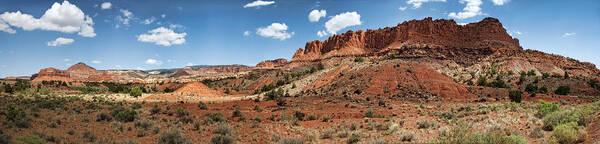 capitol Reef Poster featuring the photograph Capitol Reef Panorama No. 1 by Tammy Wetzel