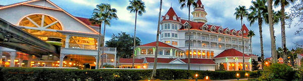 Grand Floridian Poster featuring the photograph Grand Floridian Resort Walt Disney World by Thomas Woolworth