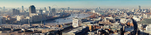 Scenics Poster featuring the photograph London Aerial View by Lightkey