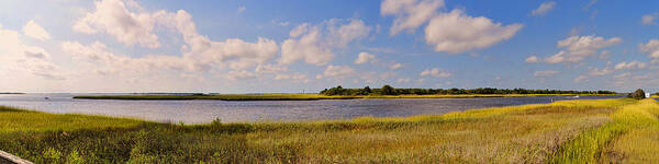 Best Poster featuring the photograph Salt Marsh Morning - Southport by Paulette B Wright