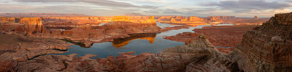 Alstrom Point Poster featuring the photograph Alstrom Point Panorama by Dustin LeFevre