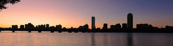 Boston Poster featuring the photograph Boston Skyline by Juergen Roth