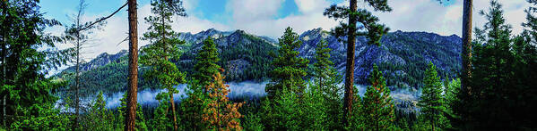 Panoramic Poster featuring the photograph Brisk Morning View by Tim Dussault