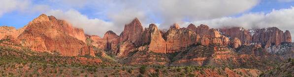 Zion National Park Poster featuring the photograph Kolob Canyon by Paul Schultz