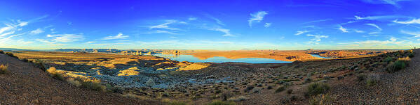 Lake Powell Poster featuring the photograph Lake Powell Sunset by Raul Rodriguez