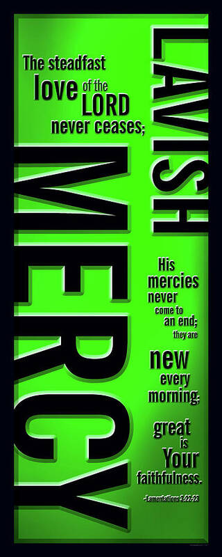 Jesus Poster featuring the digital art Lavish Mercy by Shevon Johnson
