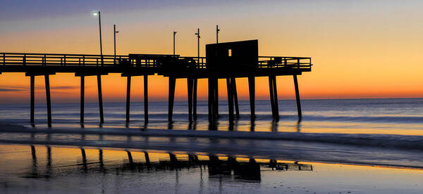 Pier Poster featuring the photograph Dawn Breaks #2 by David Kay