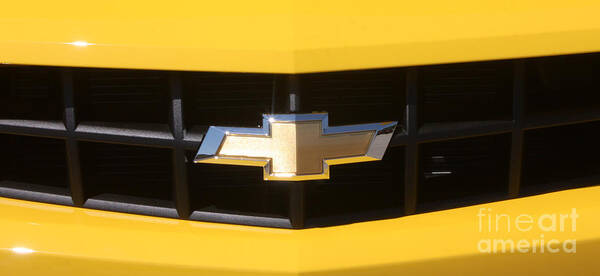 2011 Chevrolet Camaro Poster featuring the photograph BumbleBeeBowTie-7914 by Gary Gingrich Galleries