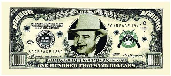 Vintage Poster featuring the photograph Capone by Action