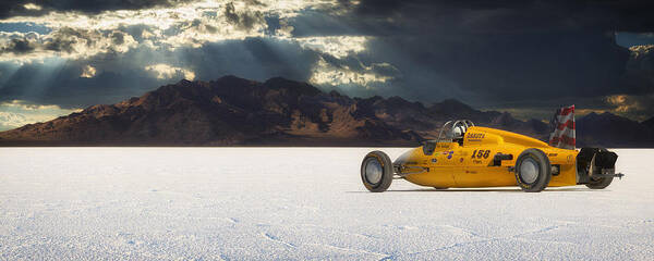 Bonneville Poster featuring the photograph Dakota 158 by Keith Berr 