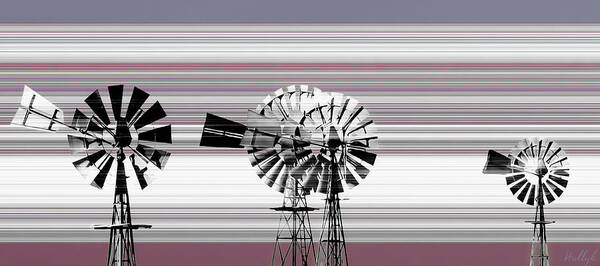 Windmills Poster featuring the photograph Face to the Wind by Holly Kempe