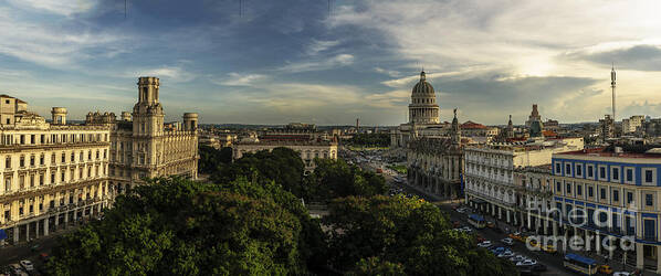 Capitolio Poster featuring the photograph La Habana Cuba Capitolio by Jose Rey