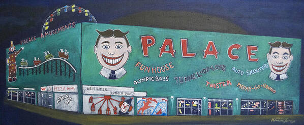 Tillie Poster featuring the painting Palace 2013 by Patricia Arroyo