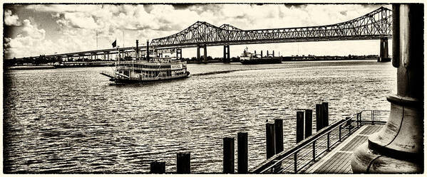 Natchez River Boat Poster featuring the photograph Riverboat Nostalgia by Diana Powell