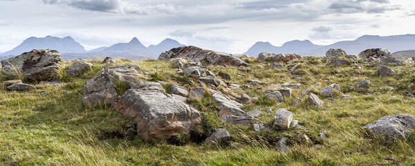 Far North Poster featuring the photograph Rocks and mountains 3 by Gary Eason