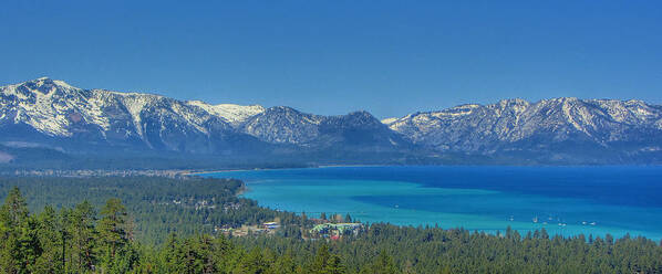 Lake Tahoe Poster featuring the photograph South Lake Tahoe View by Brad Scott