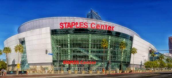 Staples Center Poster featuring the photograph The Staples Center #2 by Mountain Dreams