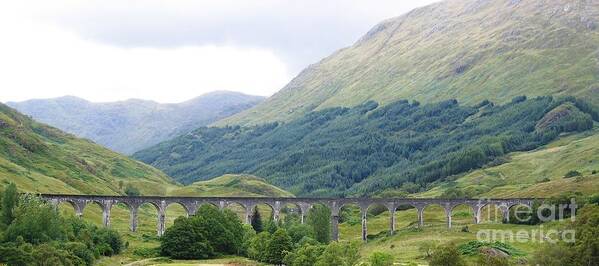Scottish Highlands Poster featuring the photograph The Viaduct by Denise Railey