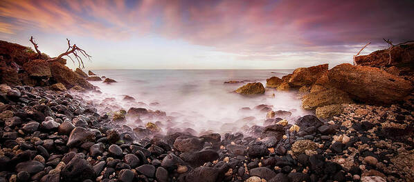 Panorama Poster featuring the photograph Water's Edge by Mark Yugawa