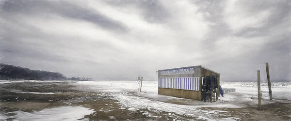 Landscape Photography Poster featuring the photograph Winter at the Cabana by Scott Norris