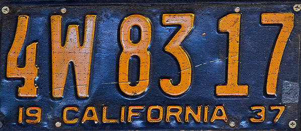 California Poster featuring the photograph California 1937 by Bill Owen