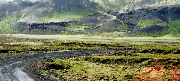 Landscape Poster featuring the photograph Icelandic Landscape by KG Thienemann