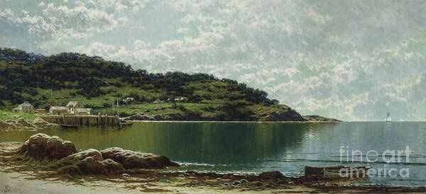 Bricher Poster featuring the painting Along the Maine Coast by Alfred Thompson Bricher