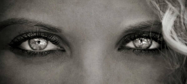 Angel Poster featuring the photograph Look into my eyes #1 by Sotiris Filippou