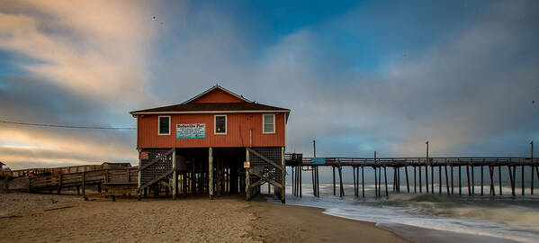 Obx Poster featuring the photograph Rodanthe Pier #1 by Nick Noble