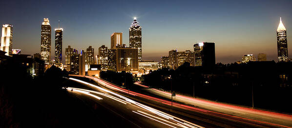 Atlanta Poster featuring the photograph Atlanta by Mike Dunn