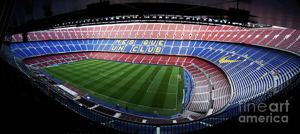 Camp Nou Poster featuring the photograph Camp Nou by Agusti Pardo Rossello