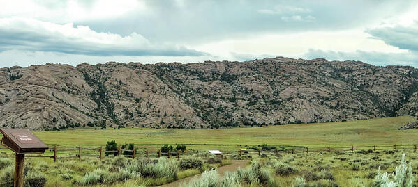 Devil's Gate Poster featuring the photograph Devil's Gate Area, Wyoming by K Bradley Washburn