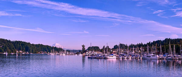 Gig Harbor Poster featuring the photograph Gig Harbor Bay by Dan Mihai