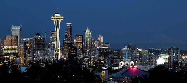 Kerry Park Poster featuring the photograph Kerry Park Panorama by Matt McDonald