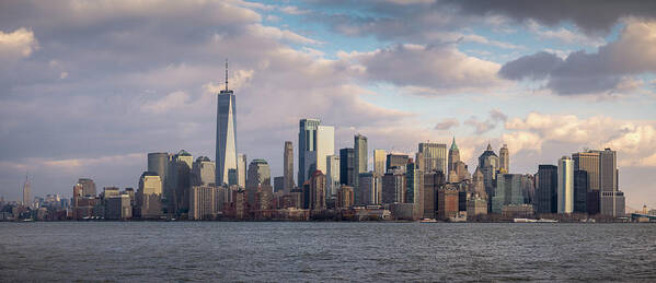 Nyc Poster featuring the photograph Manhattan Pano by Josh Eral