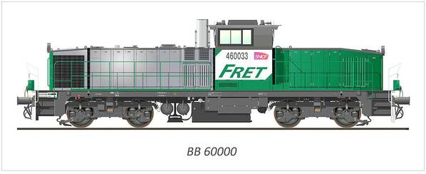 Bb60000 Poster featuring the digital art SNCF BB 60000 Diesel Electric Locomotive by Maurice Geraghty