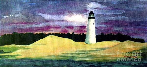 Fine Art Poster featuring the painting The Beacon by Patricia Griffin Brett