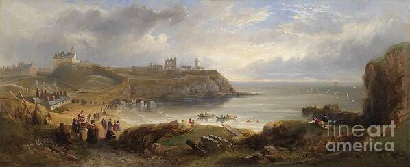 John Wilson Carmichael - Tynemouth Poster featuring the painting Tynemouth by MotionAge Designs