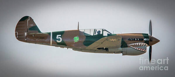 P-40 Poster featuring the photograph P-40 Warhawk #1 by Tom Claud