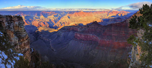 Grand Canyon Poster featuring the photograph Grand Canyon Panorama by Chance Kafka
