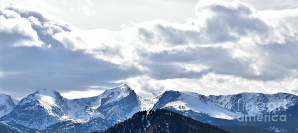 Rocky Mountains Poster featuring the photograph Rocky Mountain Peaks by Dorrene BrownButterfield