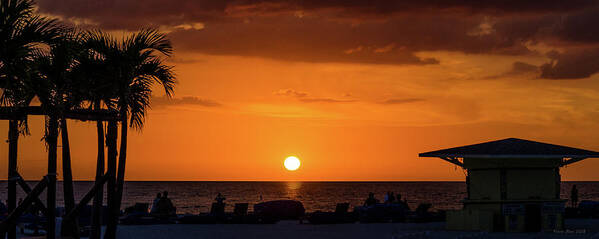Florida Poster featuring the photograph Sunset - St Pete Beach 2 by Frank Mari