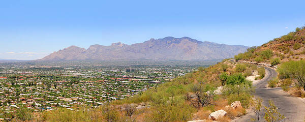 View Poster featuring the photograph Tucson AZ by Chris Smith